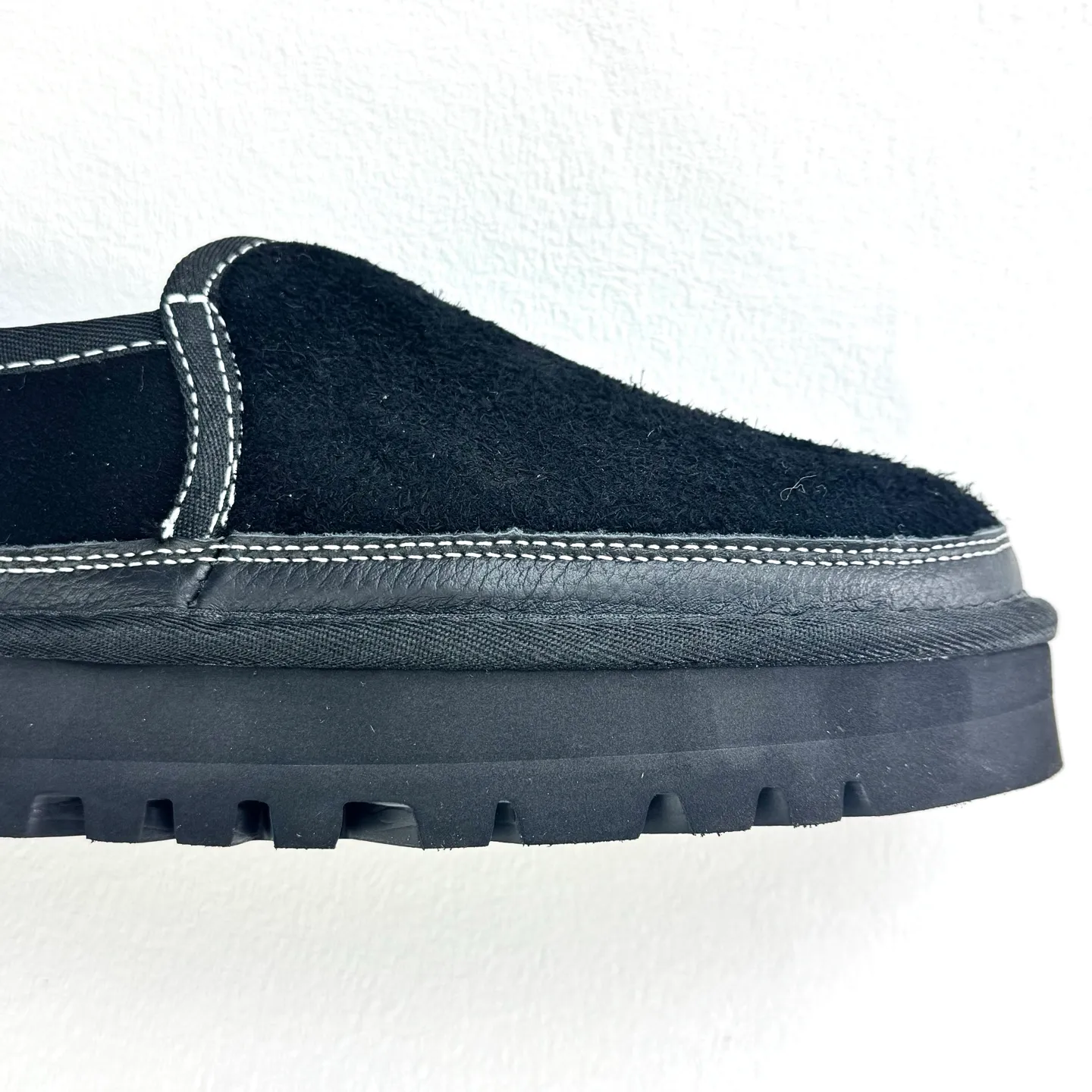 Local 💰480 supports delivery platform operation! Ugg men's slip-on series, cow suede surface with wool lining, warm and comfortable, easy to put on and take off# Size: 39 40 41 42 43 44 45#